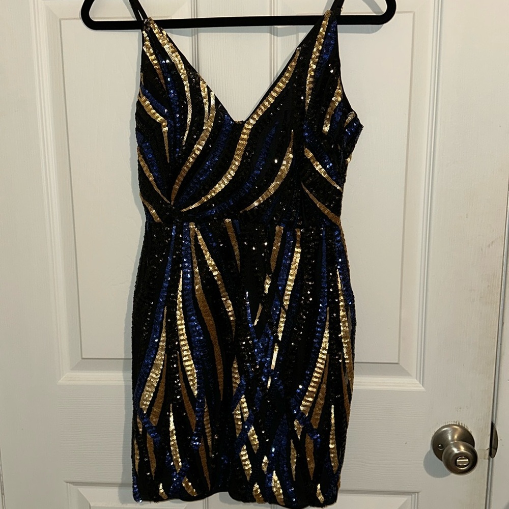 Sequins mini dress